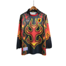 1998 JAP. GoalKeeper Red Flamme - Long Sleeve Jersey
