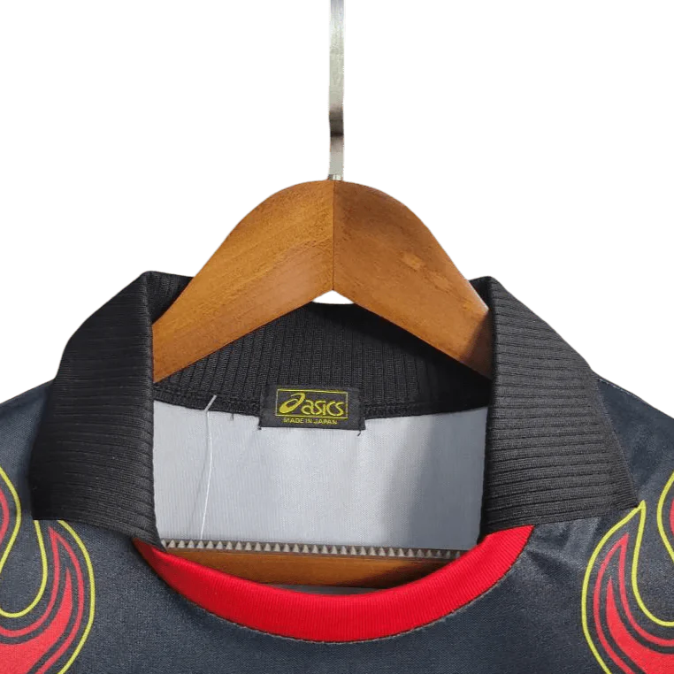 1998 JAP. GoalKeeper Red Flamme - Long Sleeve Jersey