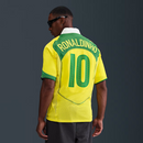 Ronaldinho BRA. 2004 Reissued Home Shirt