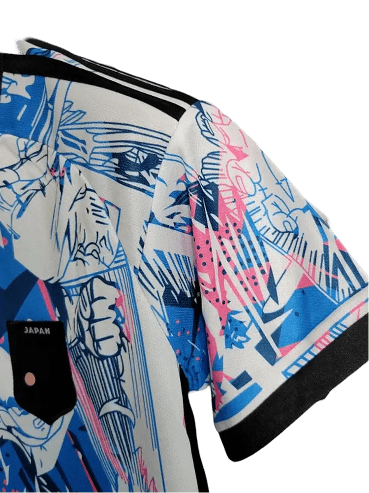 JAP. Dragon Ball Manga Jersey - Blue and Pink Design