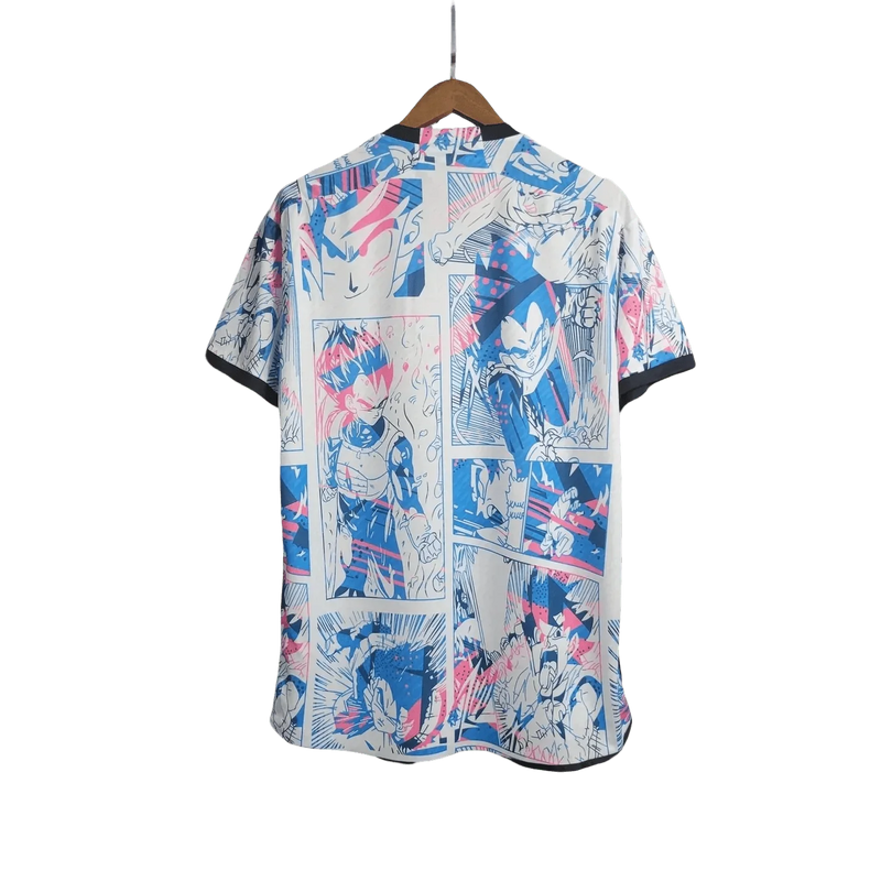 JAP. Dragon Ball Manga Jersey - Blue and Pink Design