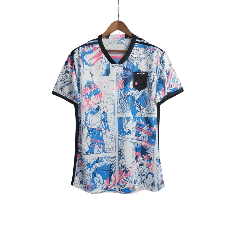 JAP. Dragon Ball Manga Jersey - Blue and Pink Design